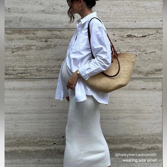 lo + jayne Dresses & Skirts - THE LUXE KNIT MIDI SKIRT / BONE